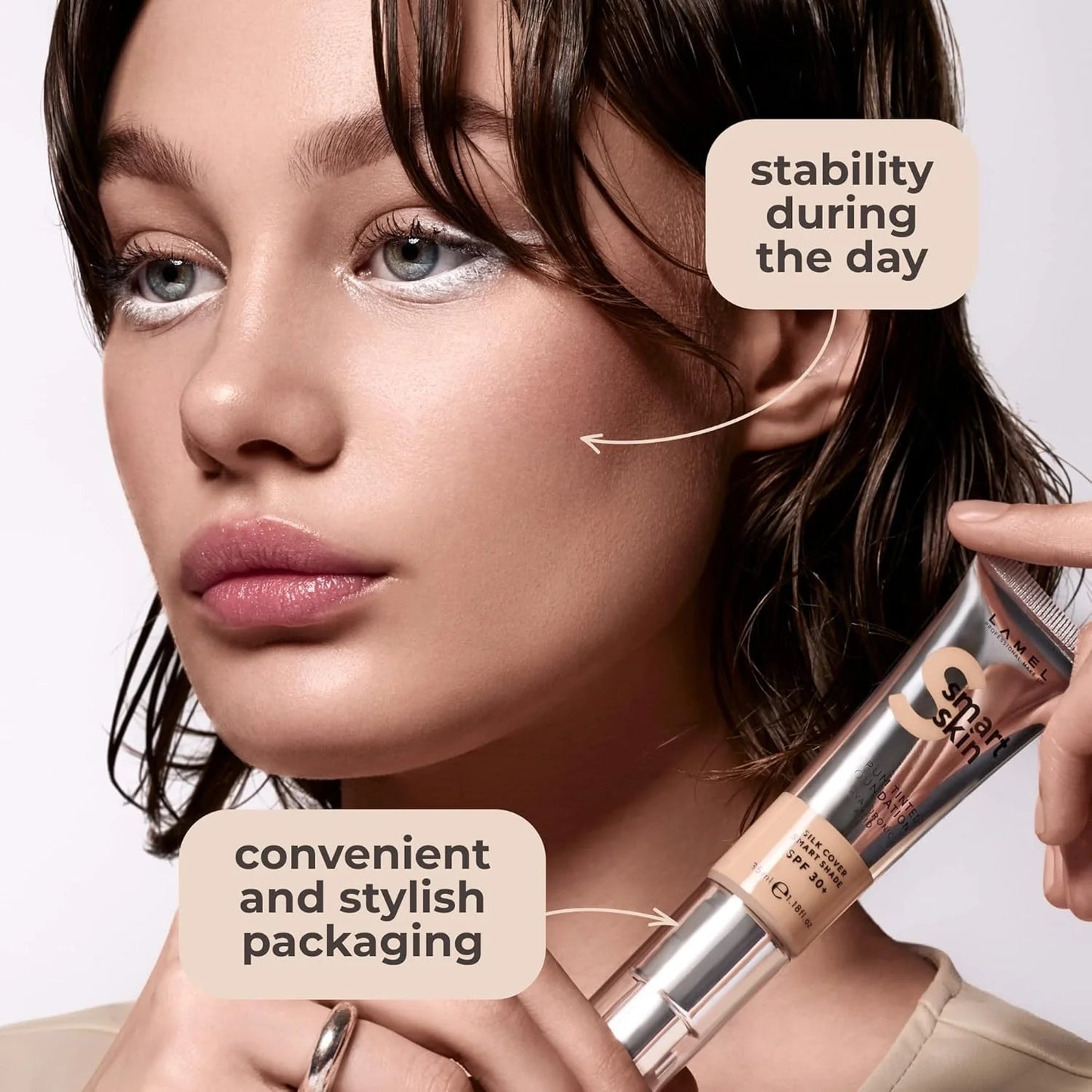 Smart Skin Serum Tinted Foundation – 402 Beige (New Shade)