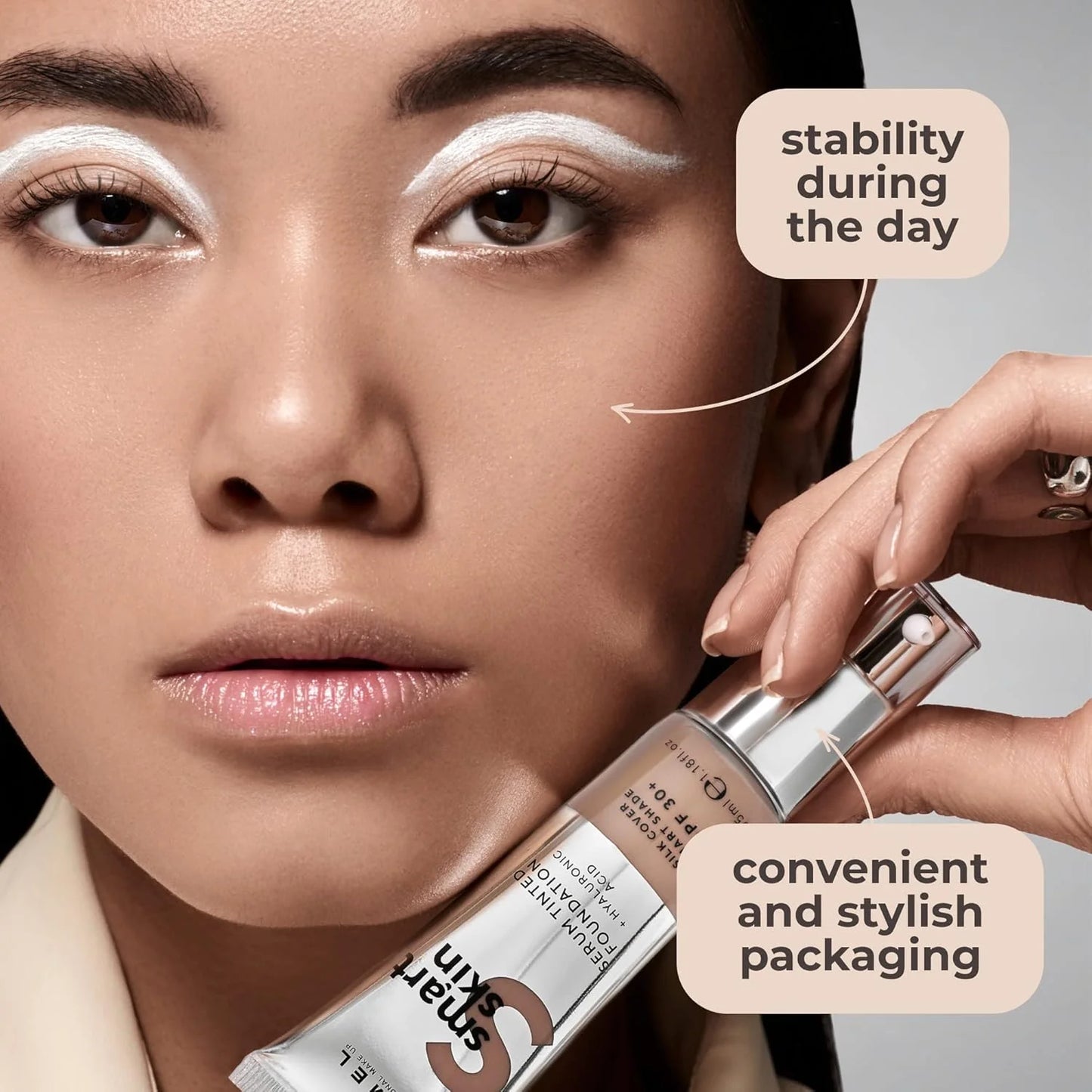 Smart Skin Serum Tinted Foundation – 407 Peach Beige